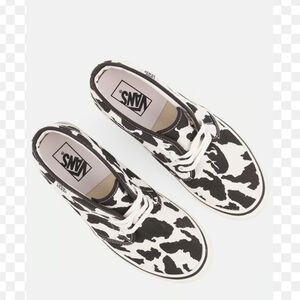 Vans Women's Black and White Sneakers